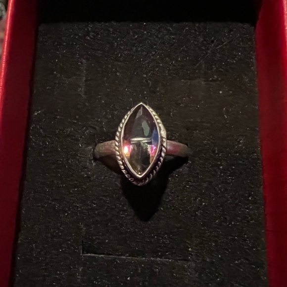 Sterling Silver Mystic Topaz Ring 6 - Picture 4 of 4